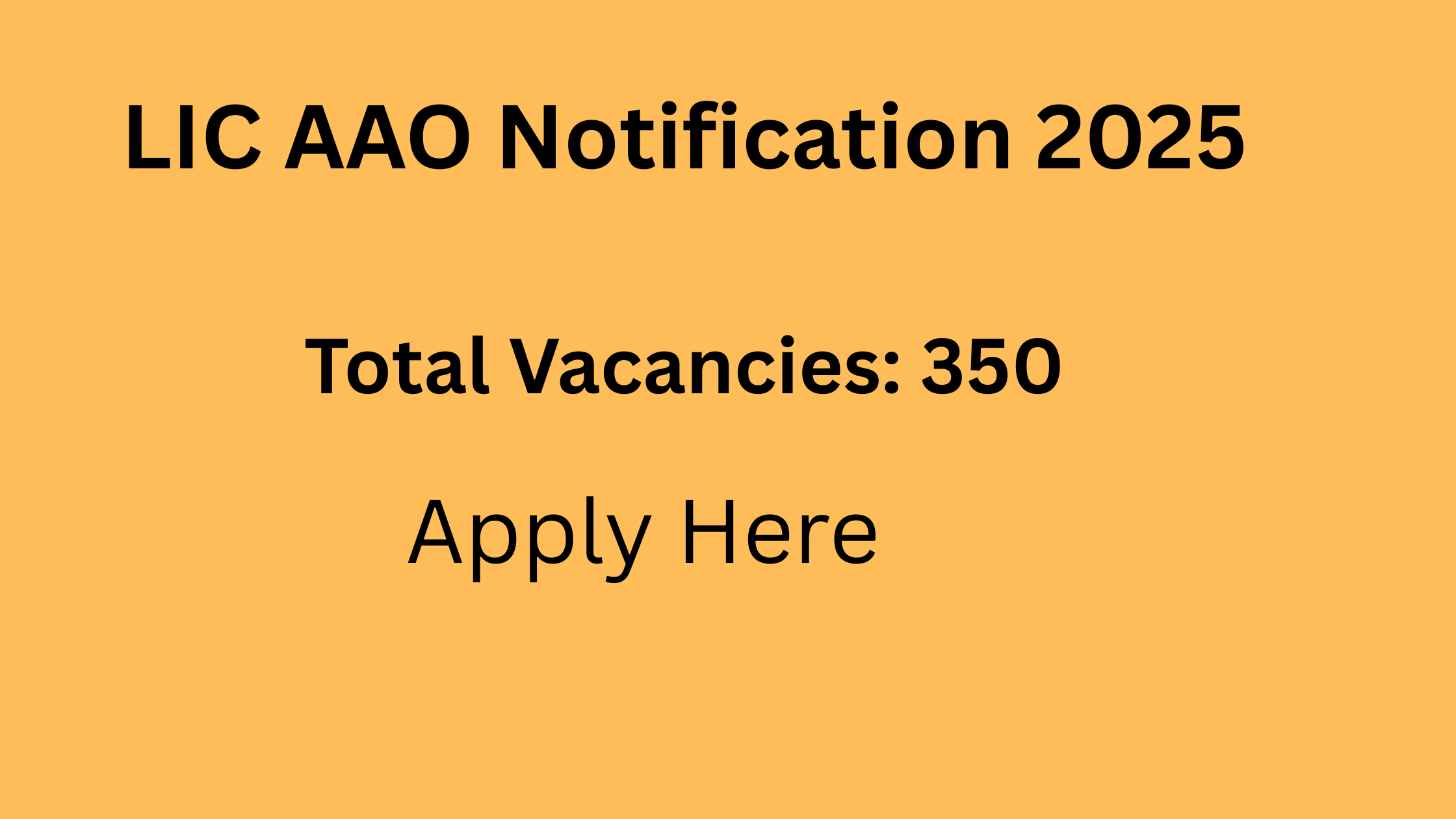 LIC AAO Notification 2025