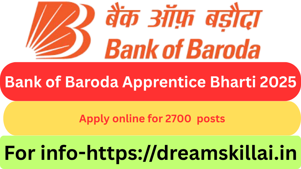 Bank of Baroda Apprentice Bharti 2025
