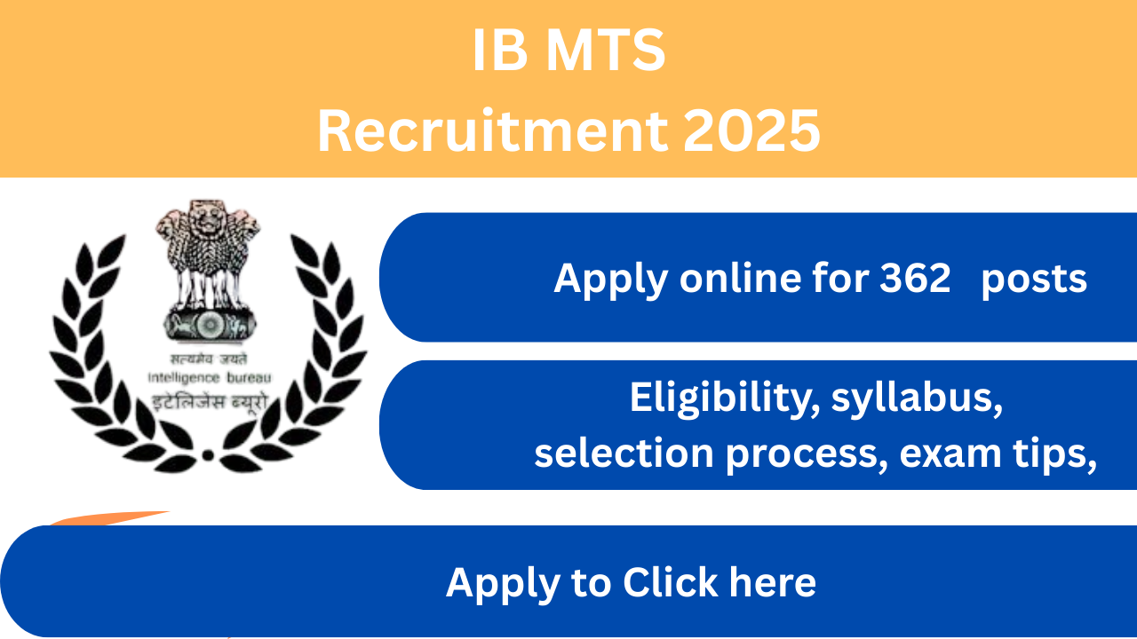 IB MTS Bharti 2025